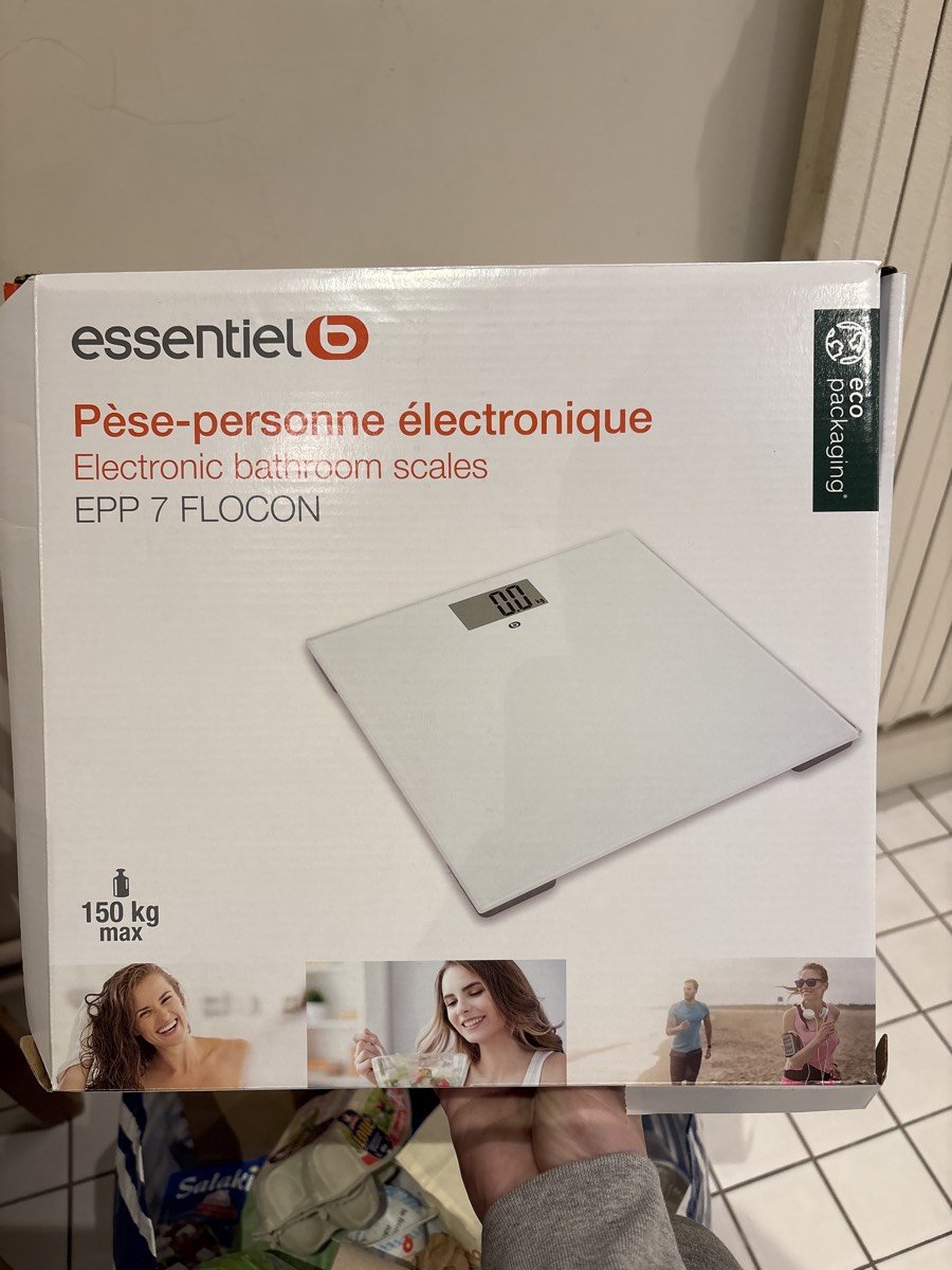 ESSENTIEL B Pèse personne EPP7 Flocon