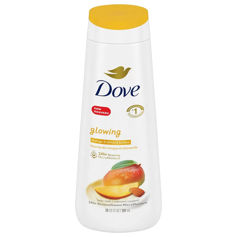 Dove Glowing Body Wash Mango Butter and Almond Butter