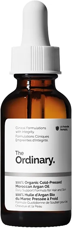 100% Huile D'argan Bio Du Maroc Pressée à Froid - The Ordinary - Huile Hydratante
