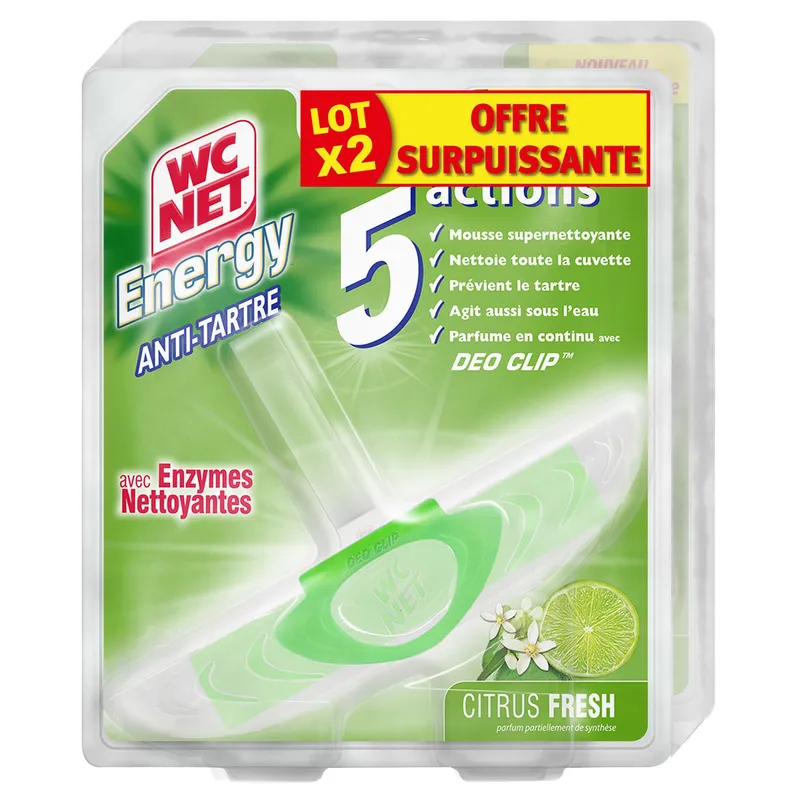 Bloc Wc Net Energy anti-tartre - Citrus fresh