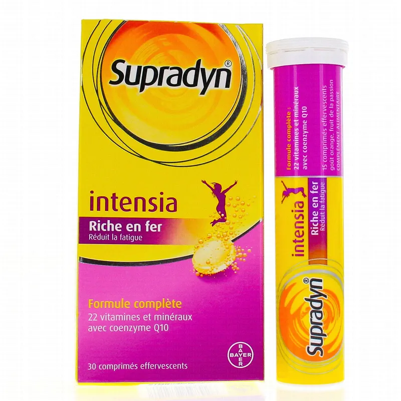 SUPRADYN Intensia comprimés effervescents boite de 30 comprimés effervescents