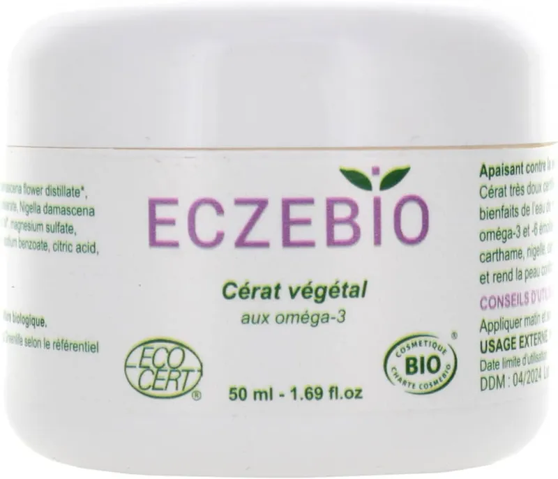 oemine eczebio cérat végétal aux oméga 3 et 6 50 ml