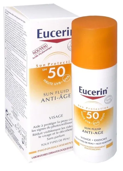 Eucerin Sun Fluid Anti Ageing Face SPF50
