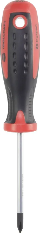 TOOLCRAFT 96029C1109 Pour L'Atelier Tournevis Cruciforme Ph 1 Longueur De La Lame: 75 Mm DIN ISO 8764 S2