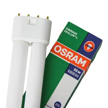 Ampoule Fluocompacte - Osram Dulux L Lumilux - 55 Watts - 2g11 - 3000k