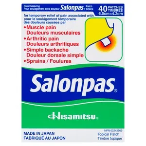 Salonpas Pain Relieving Patch 40ct