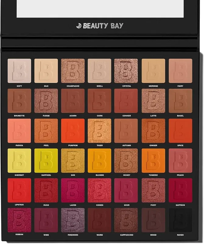 BEAUTY BAY FIERY 2.0 42 COLOUR PALETTE fard à paupière