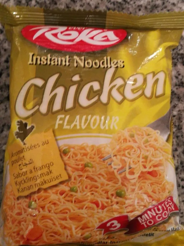 Instant noodles chicken flavour