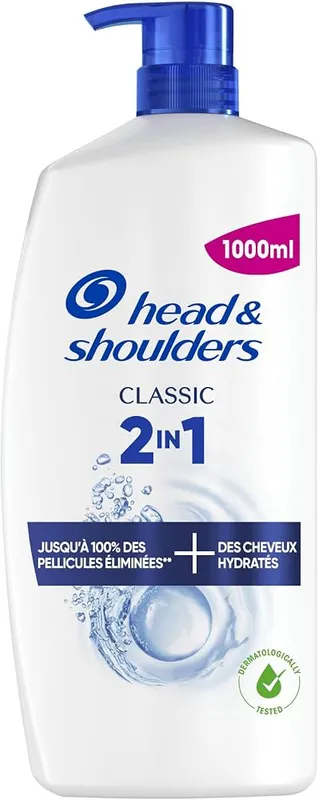 Shampooing Head & Shoulders H&S Clásico 2 en 1 1 L