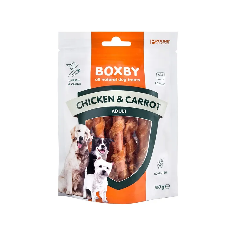 Boxby Chicken & Carrot sticks for dogs