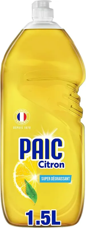 Liquide vaisselle main Paic - parfum citron - flacon de 1,5L