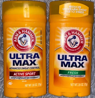 Arm & Hammer, UltraMax™, Solid Antiperspirant Deodorant, Fresh, 2.6 oz (73 g)