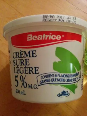 Crème sure légère