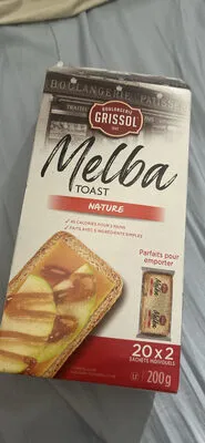 Boulangerie Grissol Melba Toast Nature