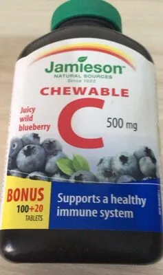 Jamieson C Bleuet Sauvage 500MG (Vitamin C Blueberry)