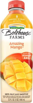 Bolthouse Farms Amazing Mango 100% Fruit Juice Smoothie