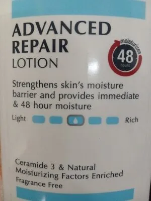 Eucerin Advanced Repair Lotion, Fragrance Free, 16.9 fl oz (500ml)
