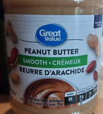 Beurre d'arachide Crémeux Great Value