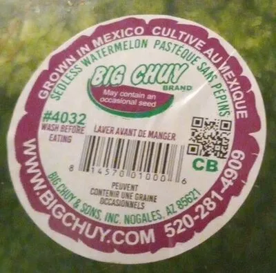 Big Chuy Seedless Watermelon
