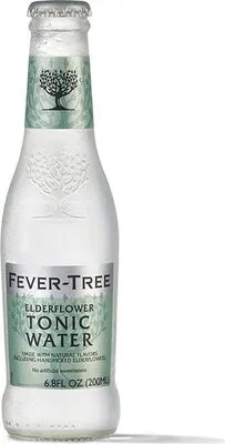 Handpicked elderflower tonic water bottles