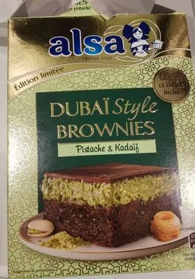 Alsa Préparation pour Dubaï Style Brownies Pistache & Kadaïf