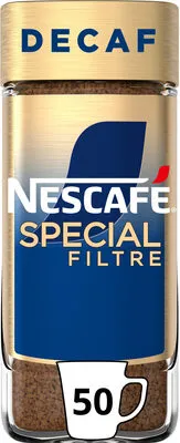 NESCAFÉ SPECIAL FILTRE Décaféiné, Café Soluble, Flacon de 100g