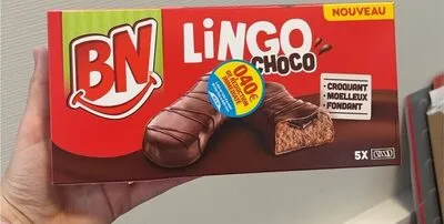 BN Lingo Choco Gâteaux moelleux fourrés enrobés de chocolat au lait