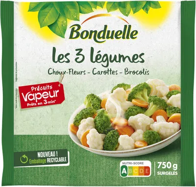 Les 3 légumes CF Broc Car 750g