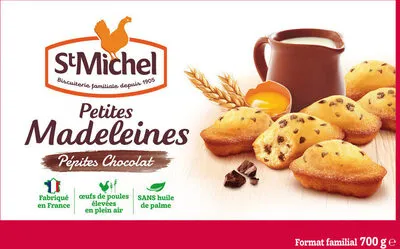 St Michel Madeleines aux pépites de chocolat