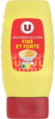 U Moutarde forte de Dijon bouteille de 265g