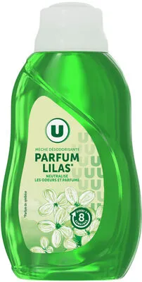 U Mèche désodorisante 2 en 1 parfum lilas flacon de 375ml