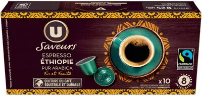 Capsules Bio Café espresso Ethiopie MAX HAVELAAR - compatible NESPRESSO - x10