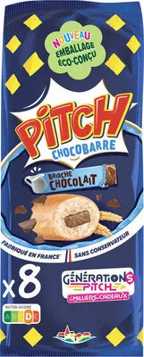 Brioches barre chocolat au lait