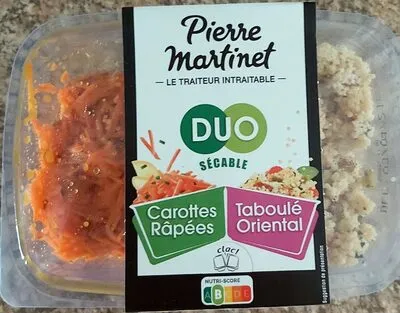 Duo sécable Taboulé oriental et Carottes râpées