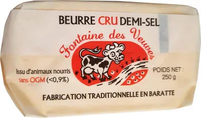 Beurre cru sel Fontaine des veuves