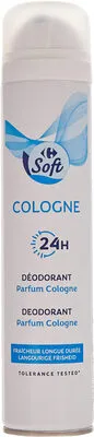Déodorant Parfum Cologne 24h Carrefour Soft
