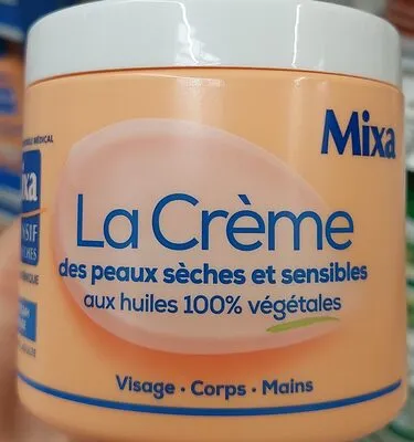 Crème Des Peaux Sèches Et Sensibles Mixa 400ml