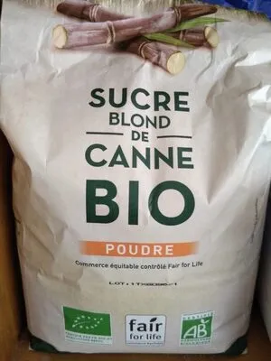 Sucre de canne blond bio et équitable vrac