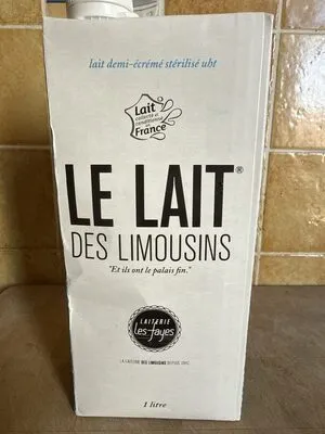 Le Lait des Limousins - Lait demi-écrémé UHT