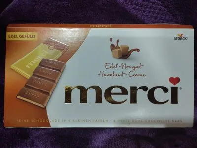 Merci Tafelschokolade Edel-nougat