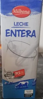 Leche entera Milbona
