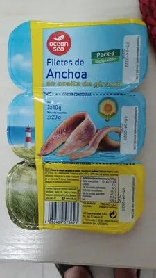 Filetes de anchoa en aceite de girasol
