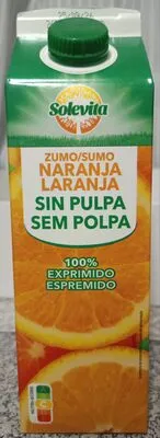 Zumo Naranja Sin Pulpa
