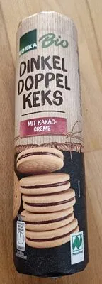 Edeka Bio Dinkel Doppelkeks mit Kakaocreme