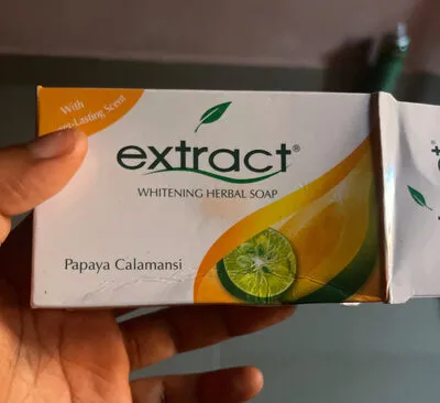 Extract Papaya Calamansi Whitening Herbal Soap