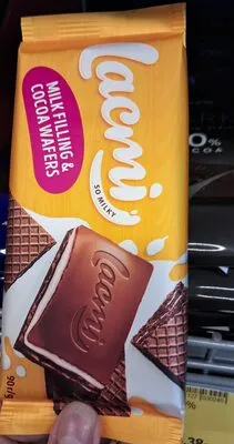 Pieniškas šokoladas "Lacmi Milk Filling & Cocoa Wafers"
