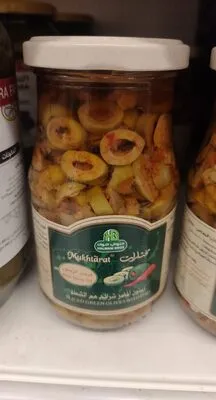 Halwani Bros Sliced Green Olives with Chilli 325g