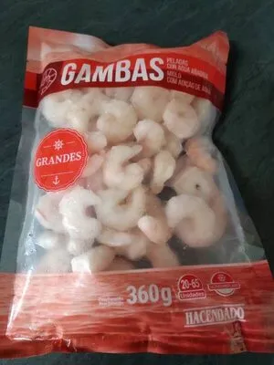 Gambas peladas Hacendado