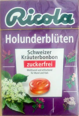 Ricola sans sucre Sureau 45g pastilles