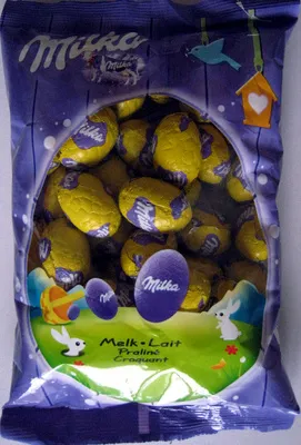 Oeufs en chocolat Lait Praliné Croquant